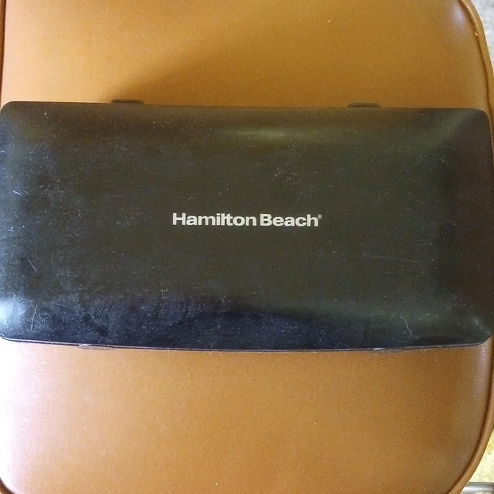 Hamilton Beach Electric Knife Carver Model # 74275 w/ Hinged Storage Box